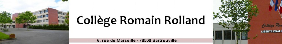 Collège Romain ROLLAND - Sartrouville Collège Romain ROLLAND - Sartrouville